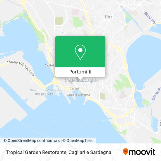 Mappa Tropical Garden Restorante