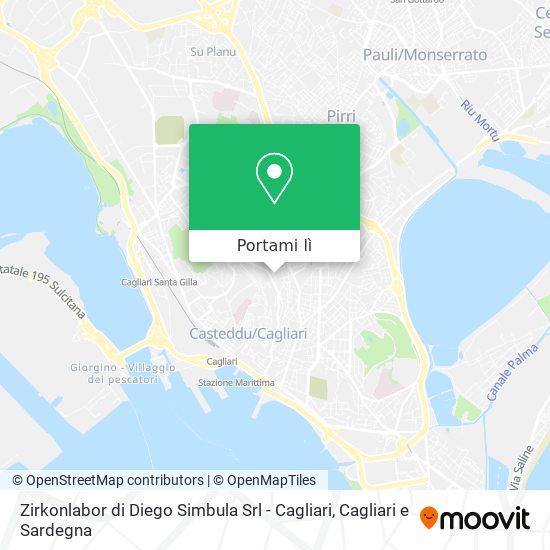 Mappa Zirkonlabor di Diego Simbula Srl - Cagliari