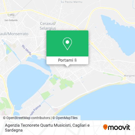 Mappa Agenzia Tecnorete Quartu Musicisti