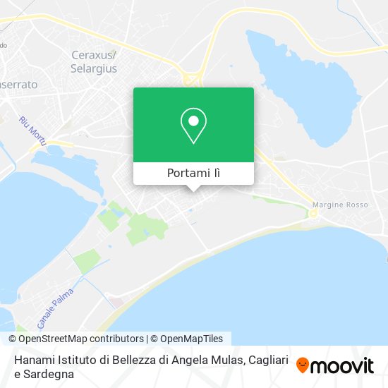 Mappa Hanami Istituto di Bellezza di Angela Mulas