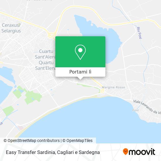 Mappa Easy Transfer Sardinia