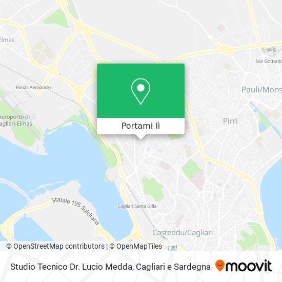 Mappa Studio Tecnico Dr. Lucio Medda