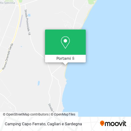 Mappa Camping Capo Ferrato