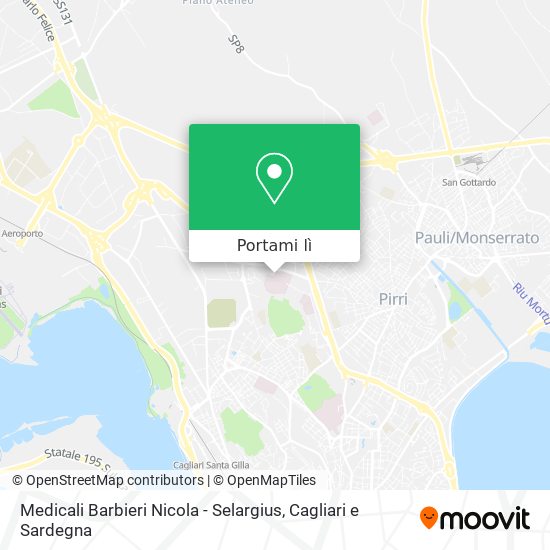 Mappa Medicali Barbieri Nicola - Selargius