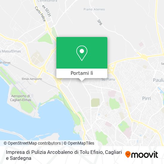 Mappa Impresa di Pulizia Arcobaleno di Tolu Efisio