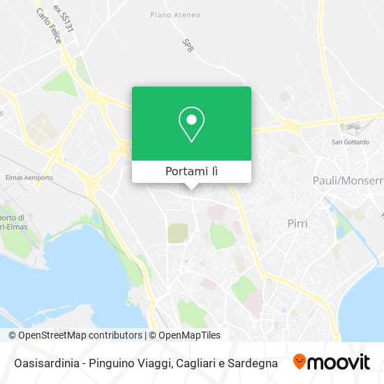 Mappa Oasisardinia - Pinguino Viaggi