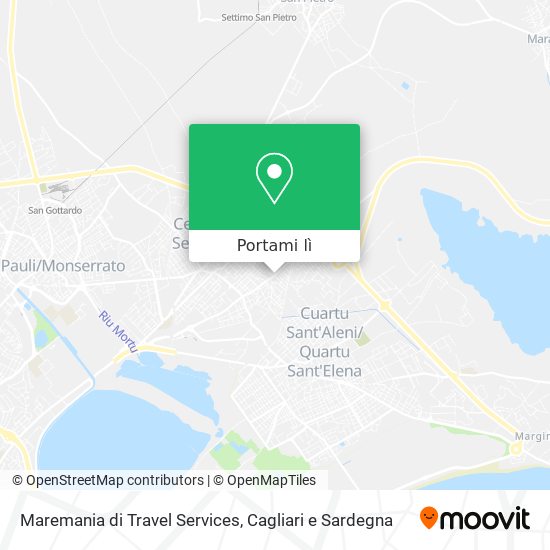 Mappa Maremania di Travel Services