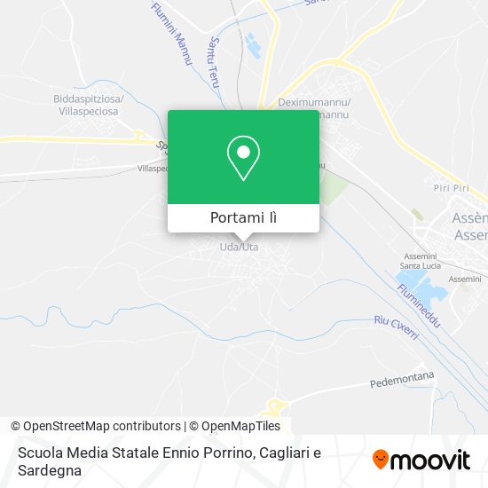 Mappa Scuola Media Statale Ennio Porrino