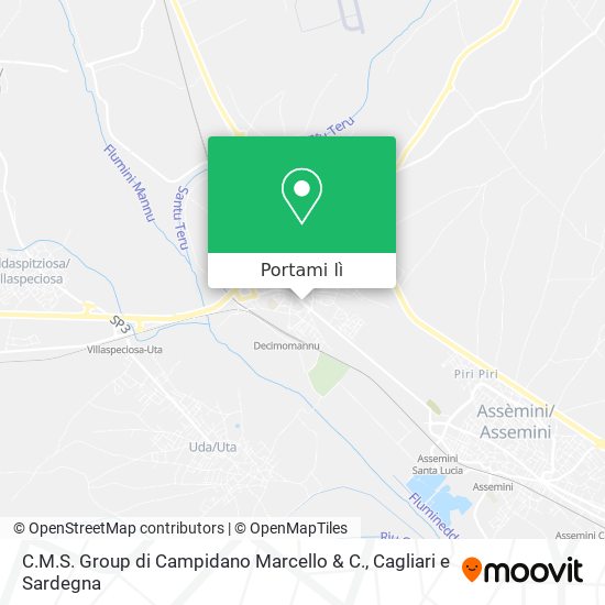 Mappa C.M.S. Group di Campidano Marcello & C.