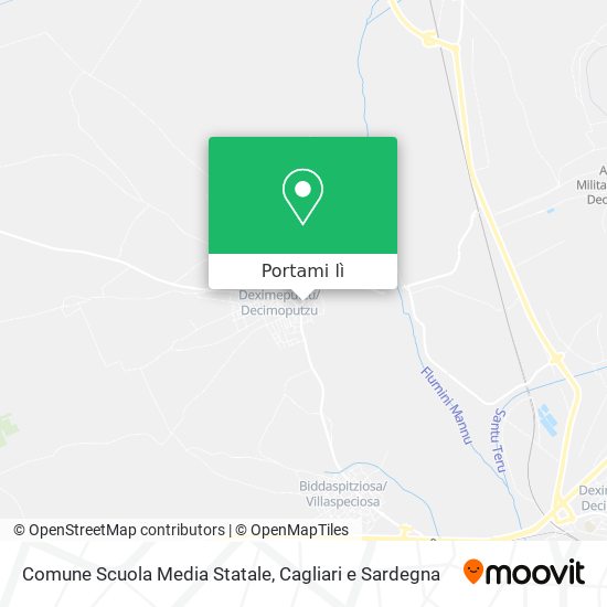 Mappa Comune Scuola Media Statale