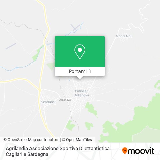 Mappa Agrilandia Associazione Sportiva Dilettantistica