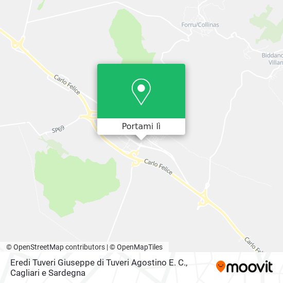 Mappa Eredi Tuveri Giuseppe di Tuveri Agostino E. C.