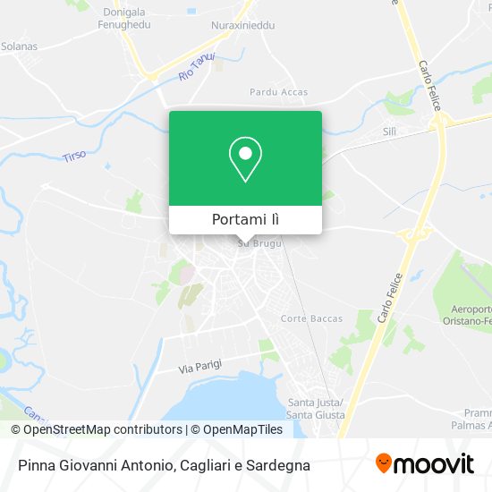 Mappa Pinna Giovanni Antonio