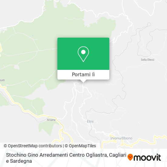 Mappa Stochino Gino Arredamenti Centro Ogliastra