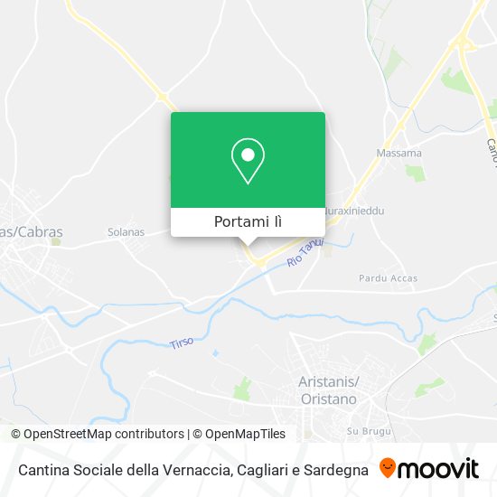 Mappa Cantina Sociale della Vernaccia