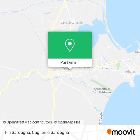 Mappa Fin Sardegna