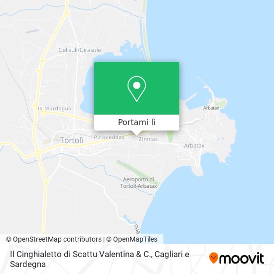 Mappa Il Cinghialetto di Scattu Valentina & C.