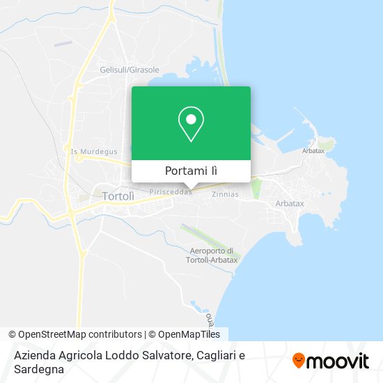 Mappa Azienda Agricola Loddo Salvatore