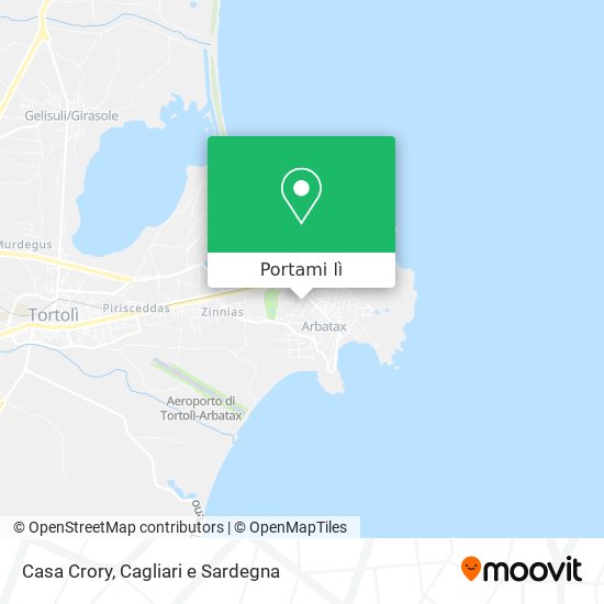 Mappa Casa Crory