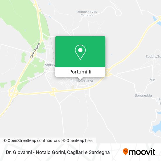 Mappa Dr. Giovanni - Notaio Gorini
