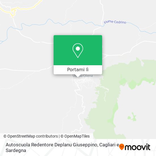Mappa Autoscuola Redentore Deplanu Giuseppino
