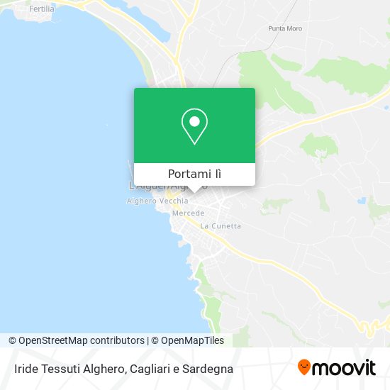 Mappa Iride Tessuti Alghero