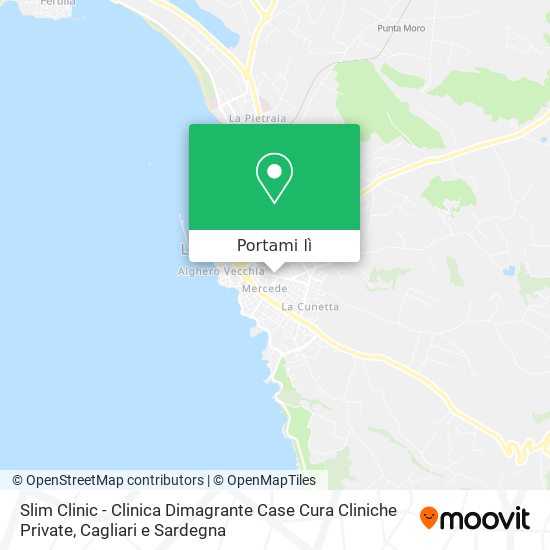 Mappa Slim Clinic - Clinica Dimagrante Case Cura Cliniche Private