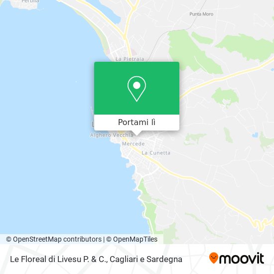 Mappa Le Floreal di Livesu P. & C.