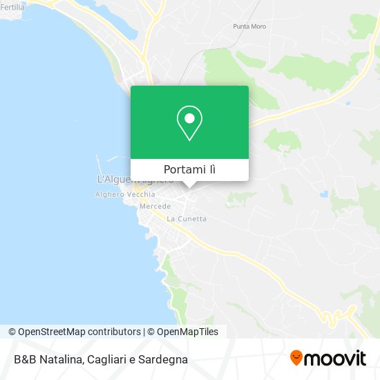 Mappa B&B Natalina
