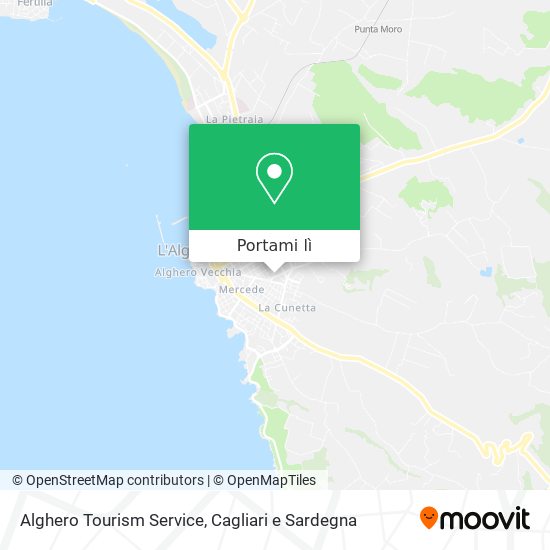 Mappa Alghero Tourism Service