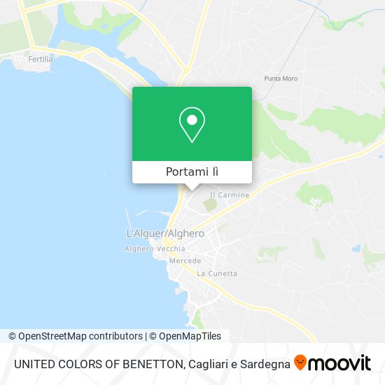 Mappa UNITED COLORS OF BENETTON