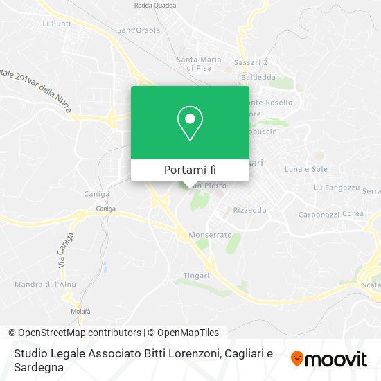 Mappa Studio Legale Associato Bitti Lorenzoni