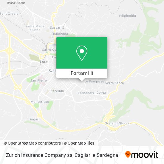 Mappa Zurich Insurance Company sa