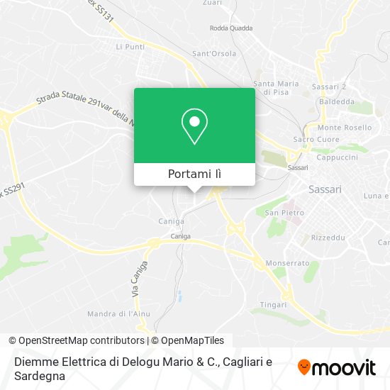 Mappa Diemme Elettrica di Delogu Mario & C.