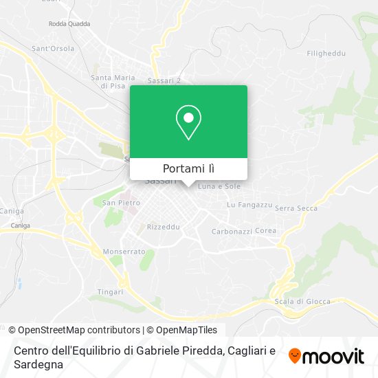 Mappa Centro dell'Equilibrio di Gabriele Piredda