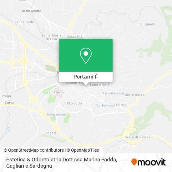 Mappa Estetica & Odontoiatria Dott.ssa Marina Fadda