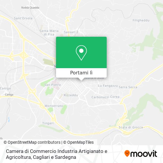 Mappa Camera di Commercio Industria Artigianato e Agricoltura