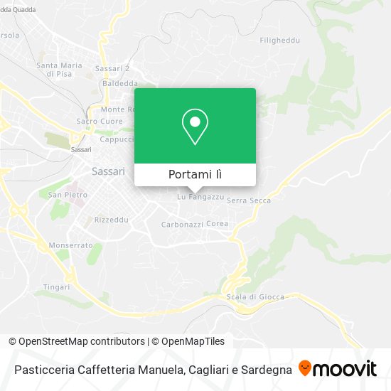 Mappa Pasticceria Caffetteria Manuela