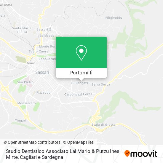 Mappa Studio Dentistico Associato Lai Mario & Putzu Ines Mirte