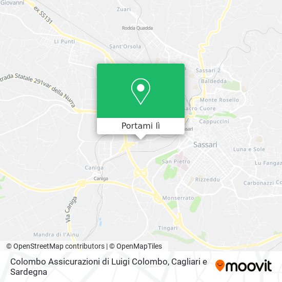 Mappa Colombo Assicurazioni di Luigi Colombo