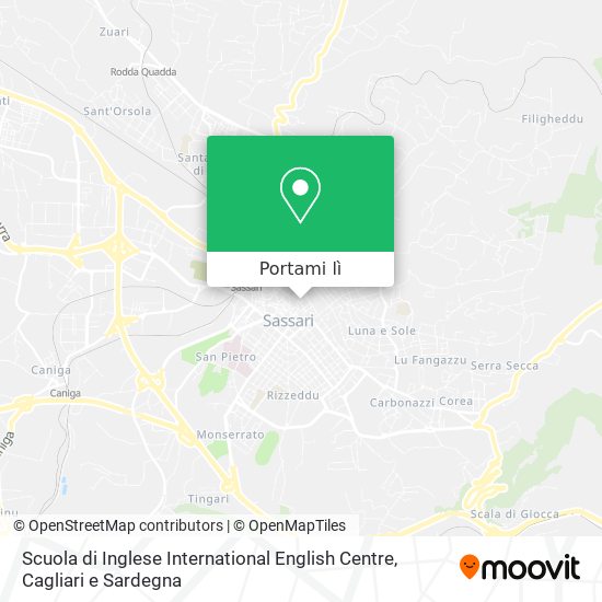 Mappa Scuola di Inglese International English Centre
