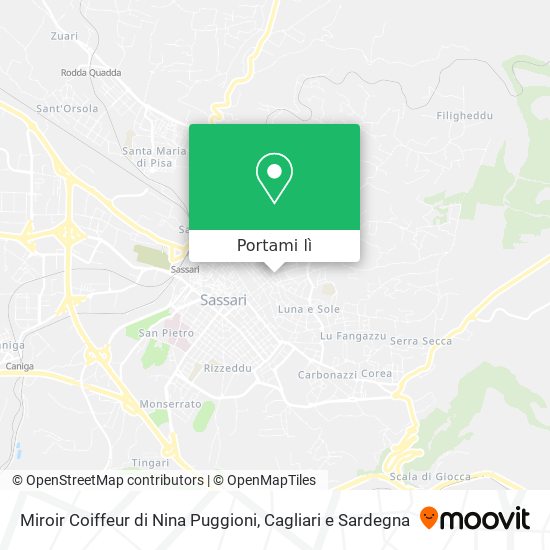 Mappa Miroir Coiffeur di Nina Puggioni