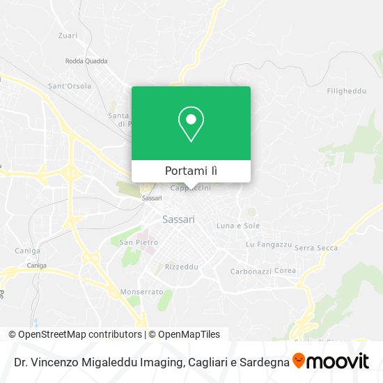 Mappa Dr. Vincenzo Migaleddu Imaging
