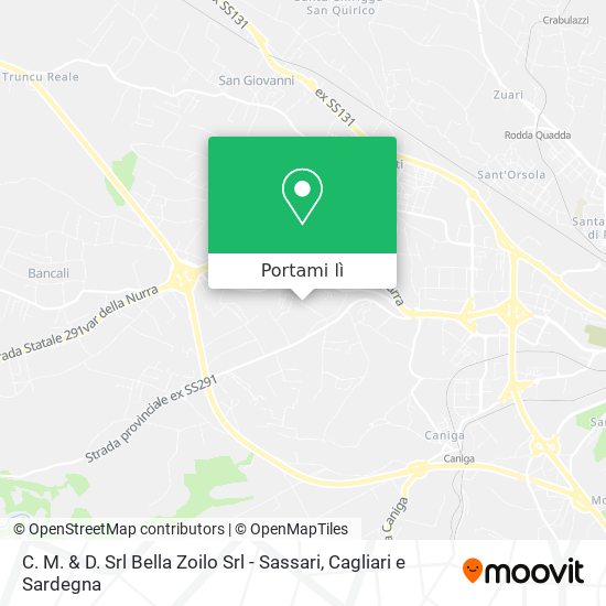 Mappa C. M. & D. Srl Bella Zoilo Srl - Sassari