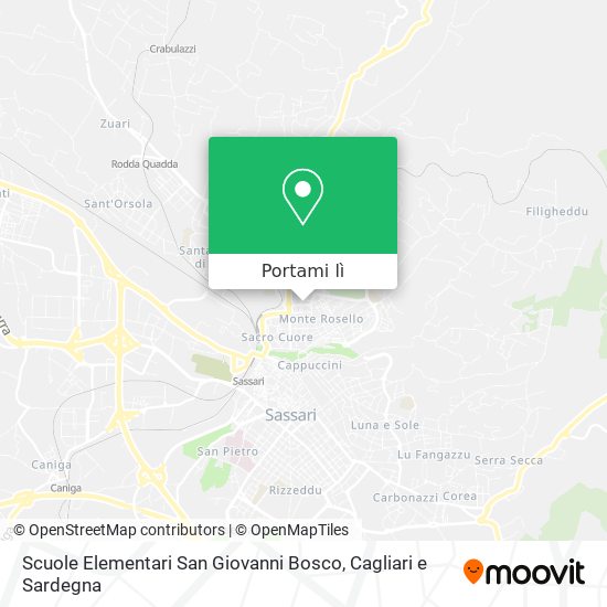 Mappa Scuole Elementari San Giovanni Bosco