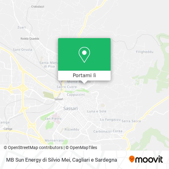 Mappa MB Sun Energy di Silvio Mei