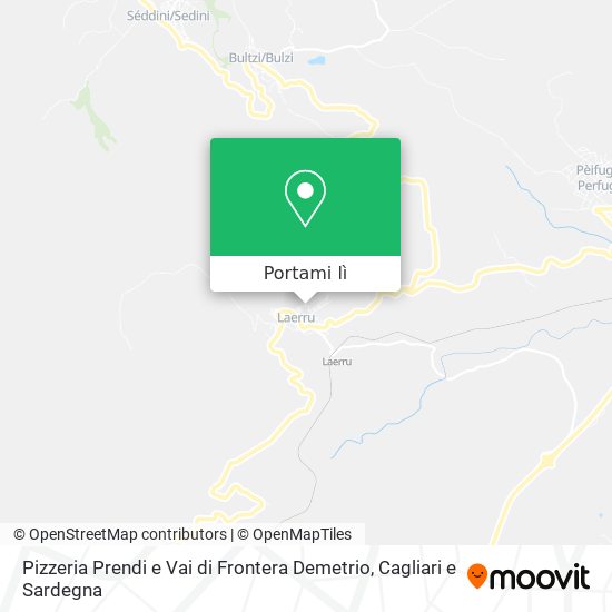 Mappa Pizzeria Prendi e Vai di Frontera Demetrio