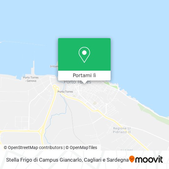 Mappa Stella Frigo di Campus Giancarlo