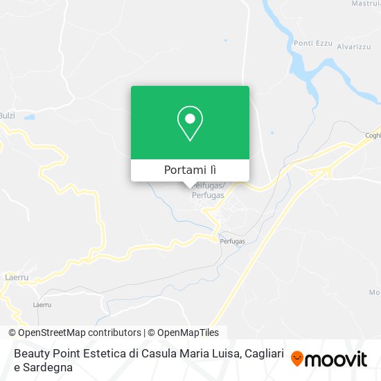 Mappa Beauty Point Estetica di Casula Maria Luisa