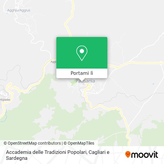 Mappa Accademia delle Tradizioni Popolari